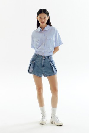 Bluming Denim Shorts - Washed BLUE_CW1A_B10WBL