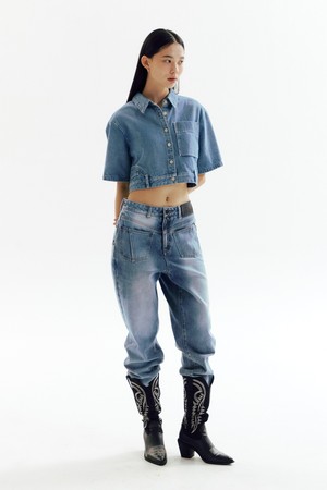 Baggy Joker Acid Blue Denim Pants_CW1A_B13WBL