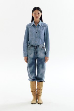 CW Pattern Denim Shirts_CW1A_T13WBL