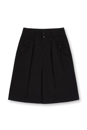 Front Pleated Midi Skirts