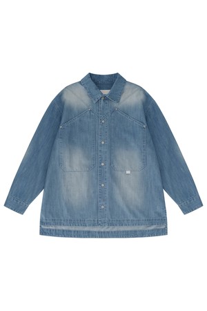 Washed Blue Denim Shirts