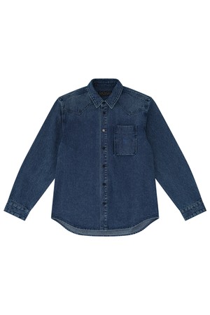 Blue Corduroy Shirts-M