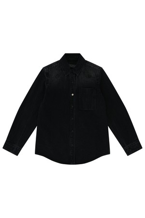 Black Basic Shirts-W