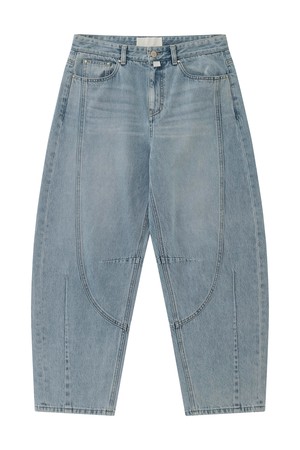 Washed Horseshoe Pants-M