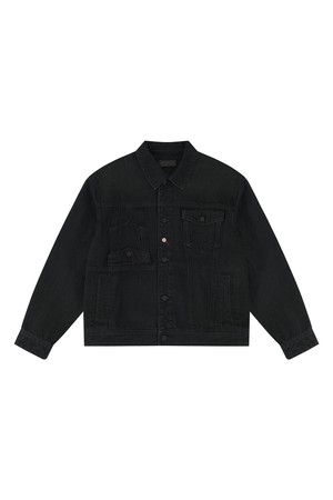 Black Basic Jacket-M