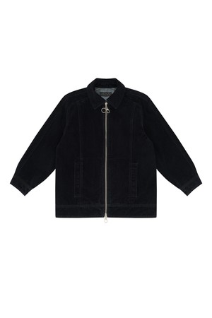 Velvet Denim Blouson-M