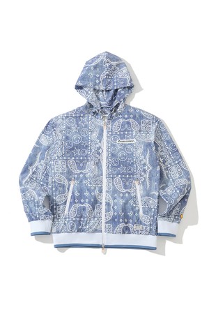 M CL ARCHIVE PAISLEY PATTERN HOOD OUTER HQ3CD01M_WHITE-a