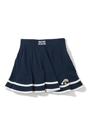 W CL HAPPY SURF HIGH-WAIST FLARE SKIRT HR2CE01F_NAVY-a