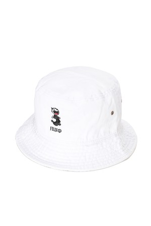 U FE FELIX THE CAT LOGO POINT BUCKET HAT HR2YP01U_WHITE-a