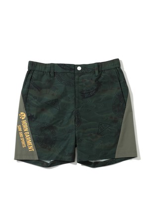 M CL RETRO ALOHA GRAPHIC PATTERN SHORTS HR2CF04M_KHAKI-a