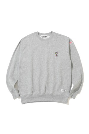 M TJ TOM AND JERRY LOGO POINT JERSEY CREW HR3CC03M_GREY-a