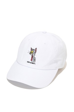 U TJ TOM AND JERRY LOGO POINT CAP HR3YP03U_WHITE-a