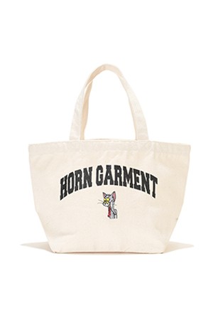 U TJ TOME AND JERRY LOGO POINT TOTE BAG HR3ZQ02U_WHITE-a