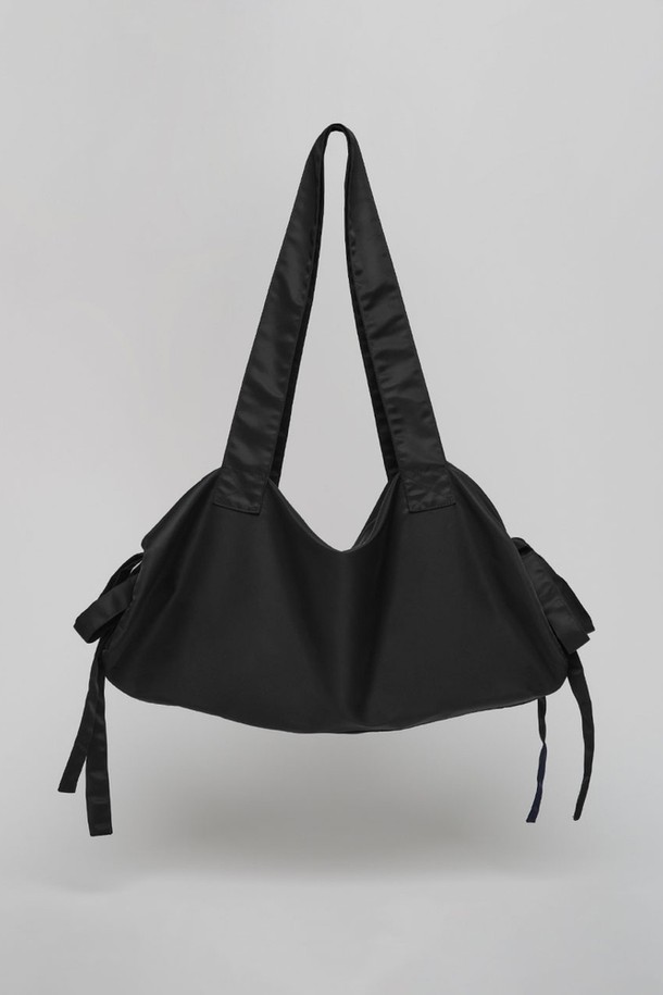 NONMUTE - 숄더백 - Pigtails ribbon bag Black