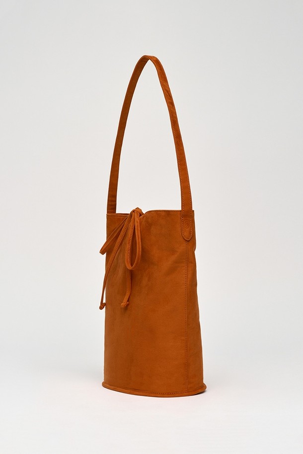 NONMUTE - 숄더백 - Bucket bag Suede Orange