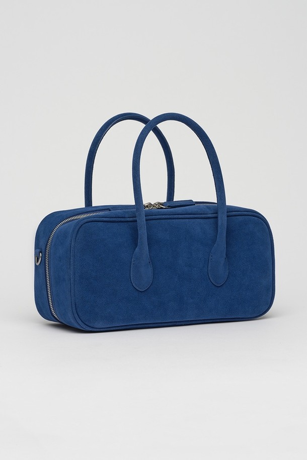 NONMUTE - 토트백 - Baguette bento bag Suede Blue