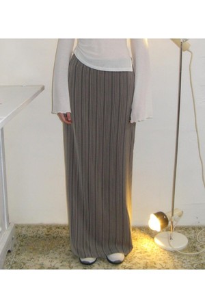 Maxi Skirt Stripe Beige