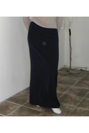 Maxi Skirt Stripe Navy