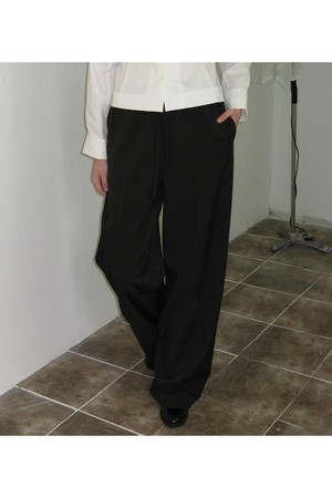 Classic Wide Pants Black