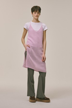 Sleeveless Knit Dress Lavender