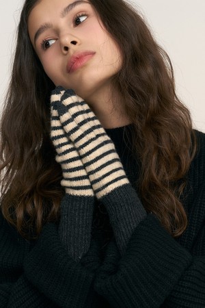 Stripe Long Glove_4colors