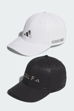 [아디다스골프] 공용 골프모자 2종 세트 화이트+블랙_WHITE-a