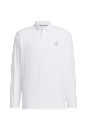 [아디다스골프] 25SS KB3066 남성 3S 긴팔 폴로 티셔츠_WHITE-a