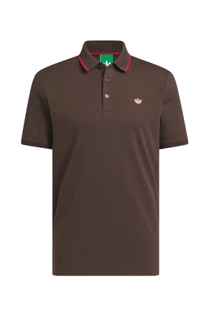 [아디다스골프] 25FW JW3963 오리지널스 니트 폴로 남성 반팔 티셔츠_BROWN-a