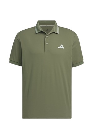 [아디다스골프] 25SS JF6273  남성 3ST 립 폴로 반팔 티셔츠_KHAKI-a
