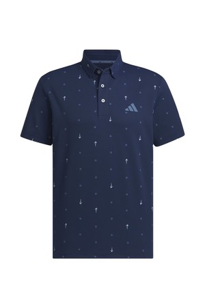 [아디다스골프] 25SS JF6300 남성 PG 모노그램 반팔 폴로 티셔츠_NAVY-a