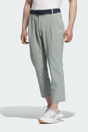 [아디다스골프] 25SS JF6319 남성 시어서커 골프 팬츠_GREEN-a