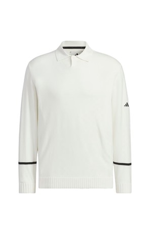 [아디다스골프] 25FW JM9534 롱 슬리브 폴로 남성 니트_WHITE-a