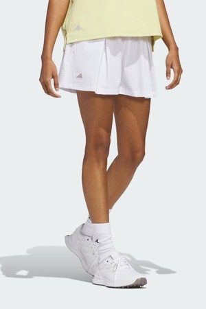 [아디다스골프] 25SS JE7312 여성 고투 플리츠 쇼츠_WHITE-a