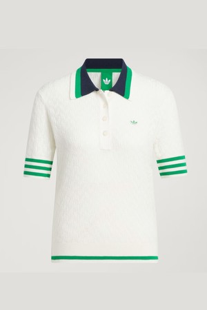 [아디다스골프] 25FW JN9743 오리지널스 니트 여성 반팔 티셔츠_WHITE-a