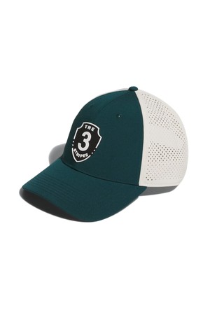 [아디다스골프] 25FW JX7033 그래픽 3 골프 모자_GREEN-a