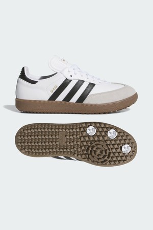 [아디다스골프] 25신상 JH6149 삼바(SAMBA) 스파이크리스 골프화_WHITE-a