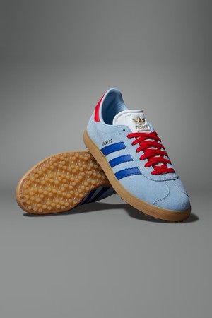 [아디다스골프] 25신상 IH8553 가젤 스파이크리스 공용 골프화_BLUE-a