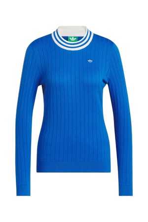 [아디다스골프 오리지널스] 25신상 JP1188 캐시미어 여성 니트 스웨터_BLUE-a