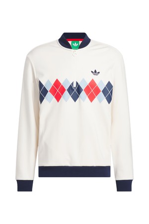 [아디다스골프 오리지널스] 25신상 JH3871 아가일 프린티드 쿼터집 스웨트 남성 셔츠_WHITE-a