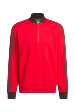 [아디다스골프 오리지널스] 25FW JW3945 3S 쿼터 집 스웨트 남성 셔츠_RED-a