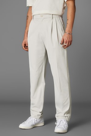 [아디다스골프 오리지널스] 25신상 JI6613 플리티드 남성 골프 팬츠_BEIGE-a