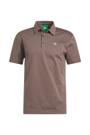 [아디다스골프 오리지널스] 25FW JY9099 스트라이프 남성 반팔 티셔츠_BROWN-a