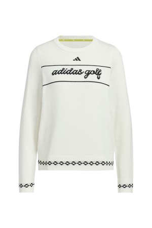 [아디다스골프] 25FW JM3004 여성 그래픽 니트_WHITE-a