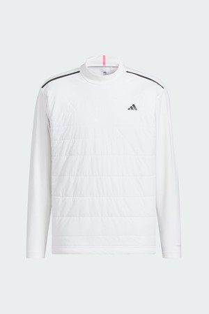 [아디다스골프] 25FW JM9542 프로스트가드 웜 퀼트 남성 모크넥 셔츠_WHITE-a