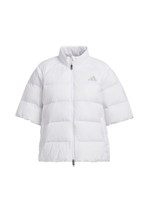 [아디다스골프] 25FW JM9621 우먼즈 숏 슬리브 다운 자켓_WHITE-a