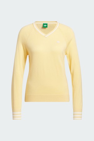 [아디다스골프 오리지널스] 26년 NEW KB8604 캐시미어 여성 스웨터_YELLOW-a