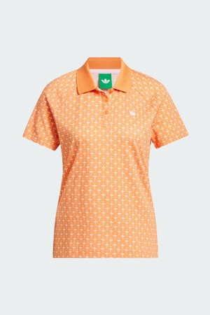 [아디다스골프 오리지널스] 26년 NEW KE7775 All Over Trefoil 여성 반팔 티셔츠_ORANGE-a