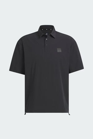 [아디다스골프] 26년 NEW KD0940 클럽 컨수머 우븐 숏 슬리브 루즈 핏 남성 반팔 티셔츠_BLACK-a