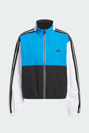 [아디다스골프] 26년 NEW JX6672 비욘드 트위스트위브 풀집 여성 윈드브레이커_BLUE-a