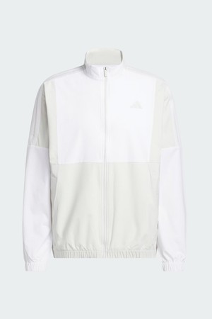 [아디다스골프] 26년 NEW JZ9420 비욘드 트위스트위브 풀집 남성 윈드브레이커_WHITE-a